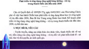 Kế hoạch Phát triển và ứng dụng công nghệ hàng không - vũ trụ trong thanh thiếu nhi đến năm 2030