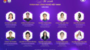 20 Nữ sinh tiêu biểu nhận Giải thưởng Nữ sinh KHCN Việt Nam năm 2024